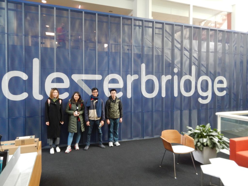 Some of the students at Cleverbridge