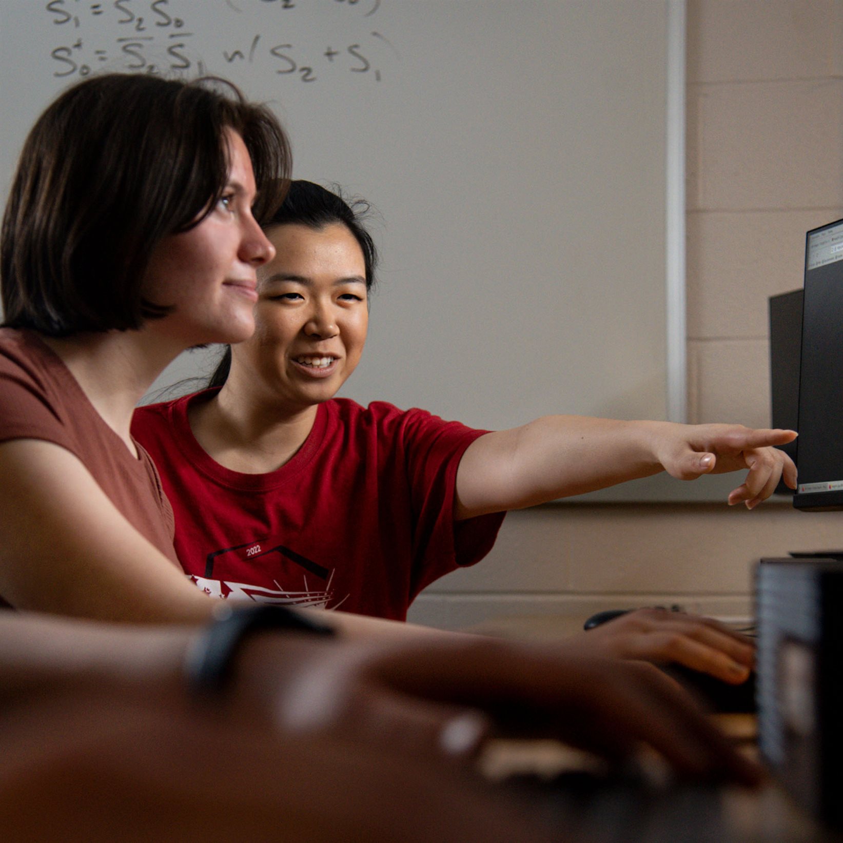 students in computer lab